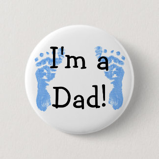 Badge Rond 5 Cm Je suis papa !
