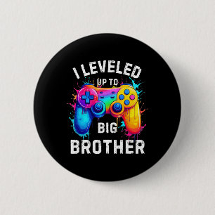 Badge Rond 5 Cm Je suis passé au grand frère drôle Splash Art de j