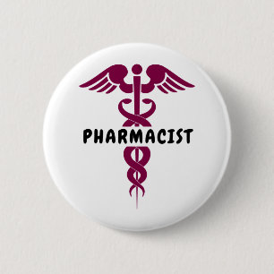 Badge Rond 5 Cm Je suis pharmacien