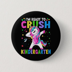 Badge Rond 5 Cm Je suis prêt pour la maternelle retour à l'école