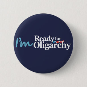Badge Rond 5 Cm Je suis prêt pour la parodie de Hillary
