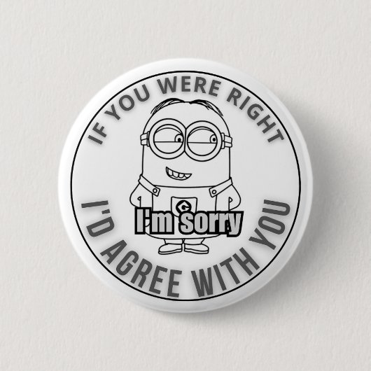 Badge Rond 5 Cm Je suis soory (Devant)