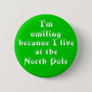 Badge Rond 5 Cm Je suis souriant parce que-bouton
