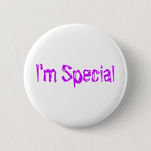 Badge Rond 5 Cm Je suis spécial (Devant)