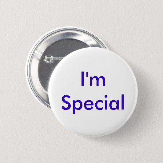 Badge Rond 5 Cm Je suis spécial (Devant & derrière)