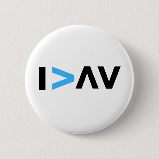 Badge Rond 5 Cm Je Suis Supérieur Aux Hauts Et Aux Bas T1D (Devant)