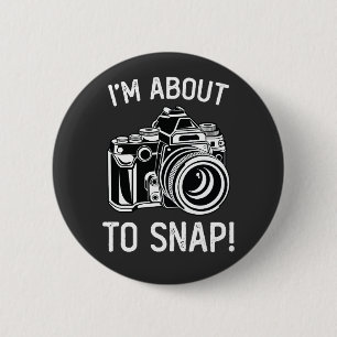 Badge Rond 5 Cm Je suis sur le point d'accrocher la photographie d
