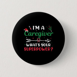 Badge Rond 5 Cm Je suis un aidant professionnel Quel est votre sup