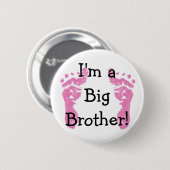 Badge Rond 5 Cm Je suis un Big Brother ! (Devant & derrière)