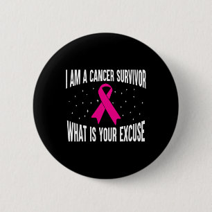 Badge Rond 5 Cm Je Suis Un Cancer Survivant Pink Ribbon Cancer Du 