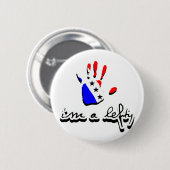 Badge Rond 5 Cm Je suis un gauchiste (Devant & derrière)