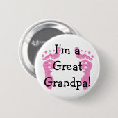 Badge Rond 5 Cm Je suis un grand-père ! (Devant & derrière)