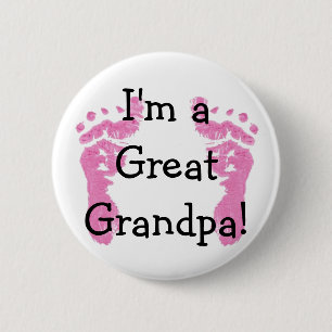 Badge Rond 5 Cm Je suis un grand-père !