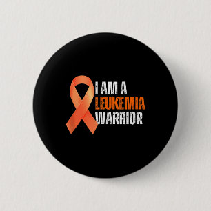 Badge Rond 5 Cm Je Suis Un Guerrier De La Leucémie Sensibilisation