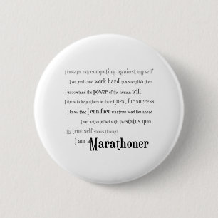 Badge Rond 5 Cm Je suis un Marathoner