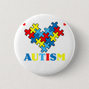 Badge Rond 5 Cm Je suis un oncle Tio fier de l'autisme Sensibilisa