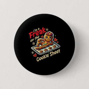 Badge Rond 5 Cm Je suis un phénomène sur la plaque à biscuits