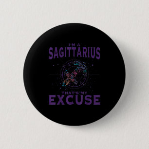 Badge Rond 5 Cm Je Suis Un Sagittaire Zodiaque Signe Graphique Arc