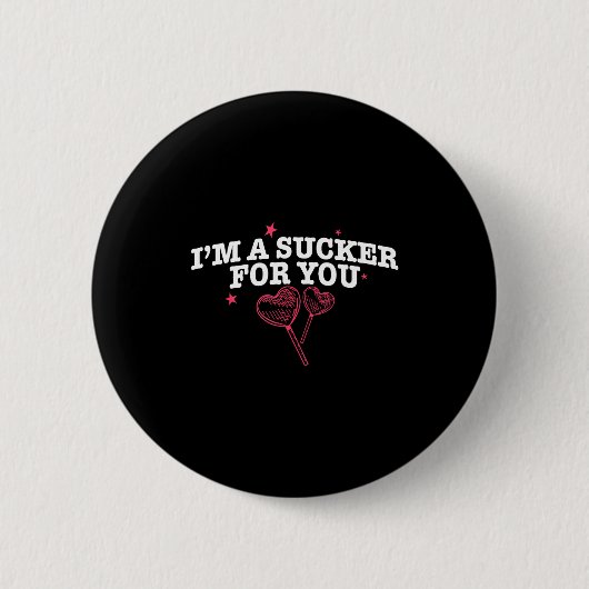 Badge Rond 5 Cm Je Suis Un Suceur Pour Vous Citation Funny Valenti (Devant)