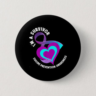 Badge Rond 5 Cm Je Suis Un Survivant Soutien Prévention Sensibilis