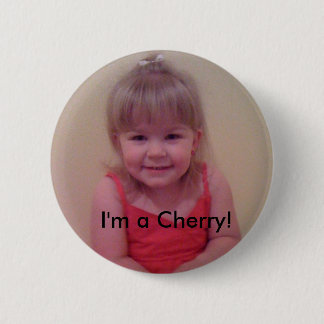 Badge Rond 5 Cm Je suis une cerise