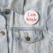 Badge Rond 5 Cm Je suis une épingle unique (En situation)