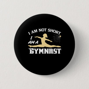 Badge Rond 5 Cm Je suis une gymnaste