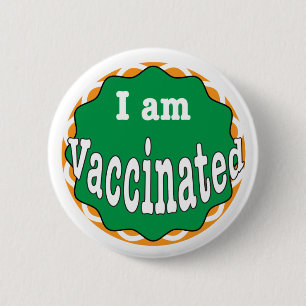 Badge Rond 5 Cm Je Suis Vacciné