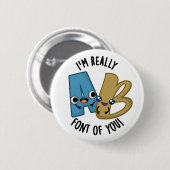 Badge Rond 5 Cm Je suis vraiment la police de vous amusant jeu de (Devant & derrière)