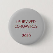 Badge Rond 5 Cm Je Survis ! (Devant)