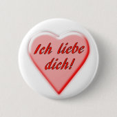 Badge Rond 5 Cm Je t'aime (Devant)