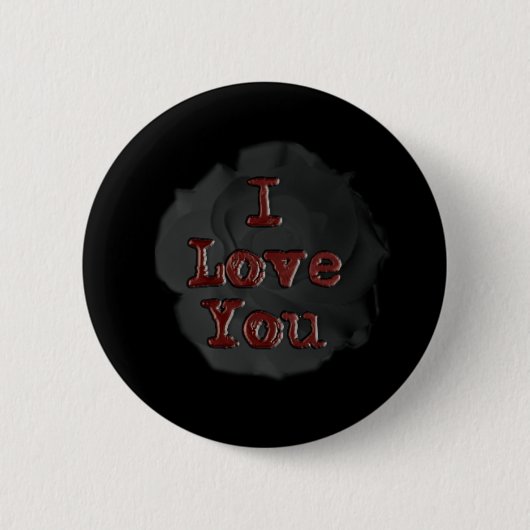 Badge Rond 5 Cm Je t'aime (Devant)