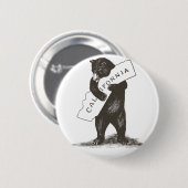 Badge Rond 5 Cm Je T'Aime Californie (Devant & derrière)