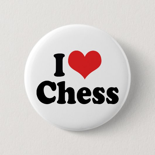 Badge Rond 5 Cm Je T'aime Échecs de Cœur (Devant)