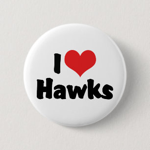 Badge Rond 5 Cm Je T'aime Heart Hawks