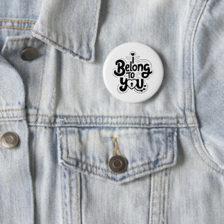 Badge Rond 5 Cm Je t'appartiens citation-Bouton