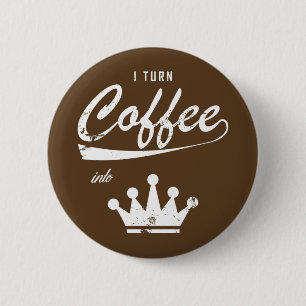 Badge Rond 5 Cm Je transforme le café en KOMs