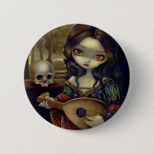 Badge Rond 5 Cm "Je Vampiri :  Bouton de l'IL Liuto"