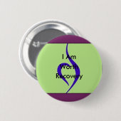 Badge Rond 5 Cm Je vaux le bouton de récupération (Devant & derrière)