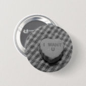 Badge Rond 5 Cm Je Veux Que Tu (Devant & derrière)