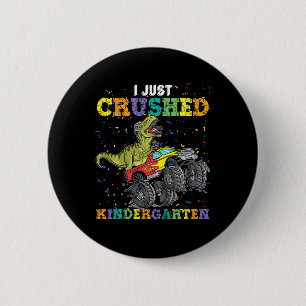 Badge Rond 5 Cm Je Viens De Cruser La Maternelle Dinosaur Trex Mon