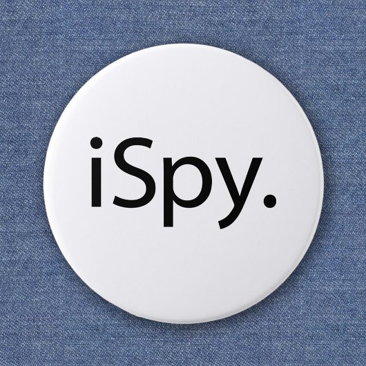 Badge Rond 5 Cm Je vois (iSpy)