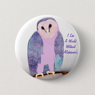 Badge Rond 5 Cm Je vois un hibou 1a du monde