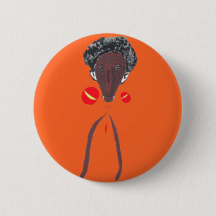 Badge Rond 5 Cm Je vous aime Nakupenda Swahili