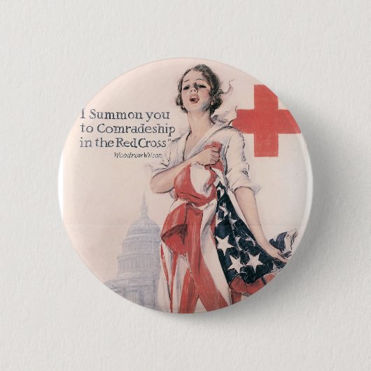 Badge Rond 5 Cm Je vous appelle à la camaraderie (Devant)