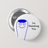 Badge Rond 5 Cm Je vous observe (Devant & derrière)