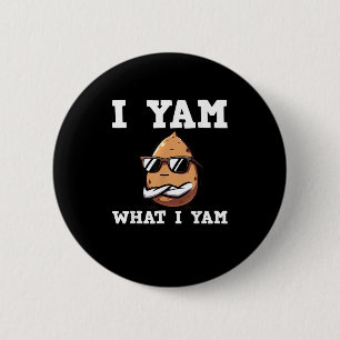 Badge Rond 5 Cm Je Yam Ce Que Je Yam Humour V-Neck