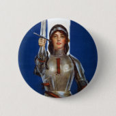 Badge Rond 5 Cm Jeanne d'Arc (Devant)