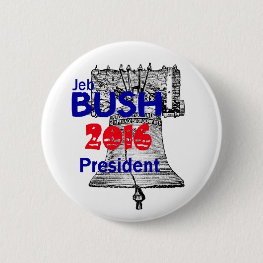 Badge Rond 5 Cm Jeb Bush 2016 (Devant)