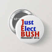 BADGE ROND 5 CM JEB BUSH 2016 (Devant & derrière)